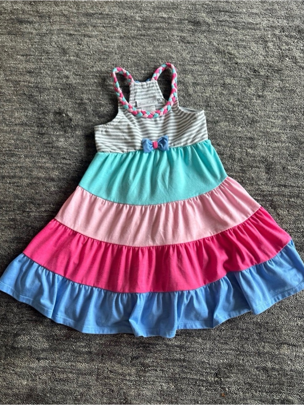 Jona Michelle Girls Sleeveless Multi Color Dress Size 3T